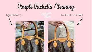 How to clean Louis Vuitton Vachetta Leather [upl. by Miahc]