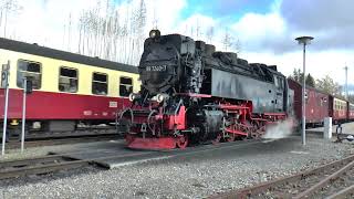 Brockenbahn  Dampfzüge in Schierke [upl. by Nastassia808]