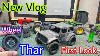 New thar model first look and video shooting with John Deere tractor model [upl. by Zola]