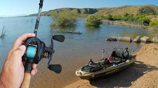 Roosevelt Lake AZ BFS Fishing At One Of Arizonas Most Popular Lakes fishing bassfishing kayak [upl. by Nesahc]