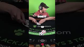 when you try playing BLACKJACK by the BOOK and STILL LOSE [upl. by Essilec]