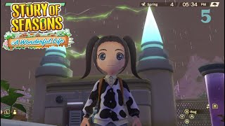 Typhoon ASMR lol  STORY OF SEASONS A Wonderful Life [upl. by Garlanda]