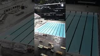 Installing two temporary Olympic pools in just 36 days paris2024 olympicsgame [upl. by Stark]