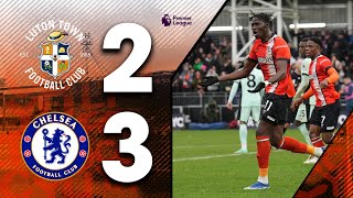 Luton 23 Chelsea  Premier League Highlights [upl. by Ahsyia]