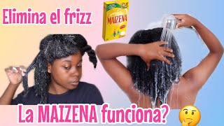 MASCARILLA DE MAIZENA PARA EL CABELLO SECO Y MALTRATADO  MAIZENA PARA AFRO Y RIZADO  RIHANEL [upl. by Nosemyaj]