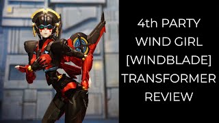 4th Party Wind Girl Windblade Transformer Review [upl. by Renaxela387]