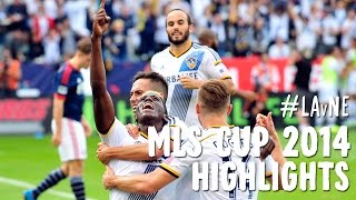 HIGHLIGHTS MLS CUP 2014  LA Galaxy vs New England Revolution  December 7 2014 [upl. by Annawik745]