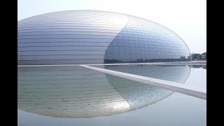 National Grand Theater of China  Paul Andreu  Beijing China  HD [upl. by Jaquelin164]