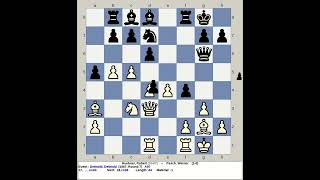 Huebner Robert vs Pesch Werner  Detmold Chess 1967 Germany [upl. by Canon913]