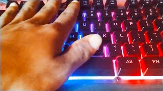 MY GAMING KEYBOARD WITH RGB LIGHT [upl. by Jahdai591]