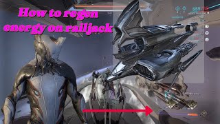 Warframe guide Regen energy on railjack [upl. by Amor]