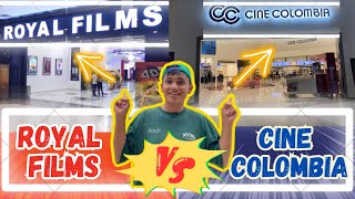 🍿¿Cuál cine es mejor🍿  🎬 Cine Colombia vs Royal Films 🎬 Campanario vs Terraplaza 🔥 [upl. by Sirois]