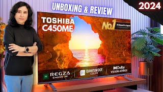 Toshiba C450ME  Best Budget 50quot 4k QLED TV 2024  Unboxing amp Review [upl. by Ranit]