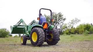 Demo of John Deere 3203E Utility Tractor [upl. by Ahsitram]