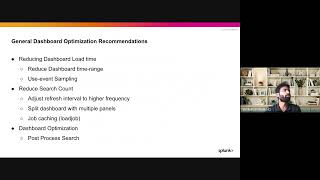 Splunk Dashboard Optimization  Usergroup April 2024 [upl. by Asiul]