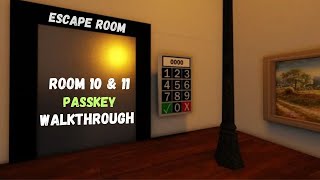 Roblox Escape Room NEW  Full Walkthrough Room 10 amp 11 [upl. by Loughlin209]