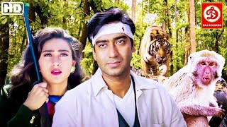 Ajay Devgn HD Blockbuster Bollywood Hindi Love Story 90s Movie  Karishma Kapoor  Sangram [upl. by Matuag]