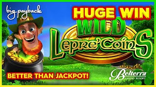 BETTER THAN JACKPOT Wild LepreCoins Slot  I JUST KEPT WINNING [upl. by Knah]