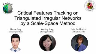 15mins Critical Features Tracking on Triangulated Irregular Networks by a ScaleSpace Method [upl. by Banna]