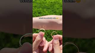 paper rings vs our rings [upl. by Aitas]