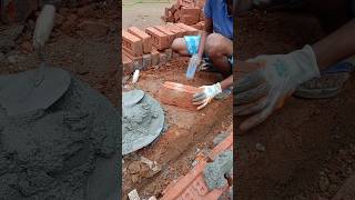 brick sizing amazing skills shorts [upl. by Lizette514]