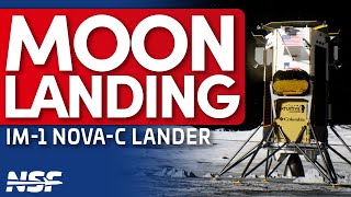 Nova C IM1 Lands on the Moon [upl. by Sille]