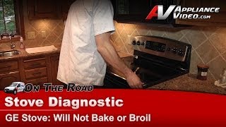 GE Stove Repair  Will Not Bake or Broil  Door Latch [upl. by Arrat711]