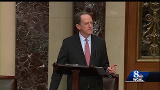 Sen Pat Toomey delivers farewell speech [upl. by Ennoval102]