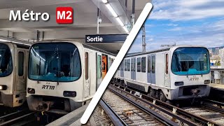 Le Métro Marseillais  Ligne M2 toutes les stations [upl. by Mcconaghy]