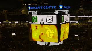 Brooklyn Nets 20232024 Intro vs Milwaukee Bucks [upl. by Heidt]