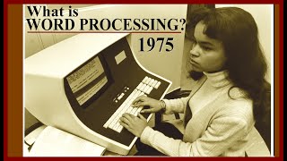 1975 What is Word Processing Vintage Computer History Educational IBM Astrotype [upl. by Beaufort]