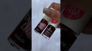 Benefit Cosmetics Benetint Liquid Lip Blush amp Cheek Tint VS Essence What A Tint Lip amp Cheek Tint [upl. by Ahsien]