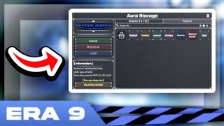 Sols RNG ERA 9 News  NEW AURA STORAGE GUI [upl. by Carlton114]