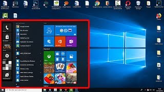 Configuración del menú de inicio en Windows 10  2019 [upl. by Neelasor]