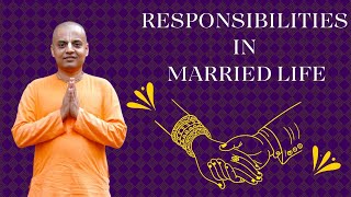 Responsibilities in Married Life Grihastha Ashram  ISKCON Varachha  HG Vamshidhari Prabhuji [upl. by Hedy]