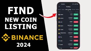 How to Find New Crypto Coin Listings on Binance  Buy New Coins on Binance Listings [upl. by Ellehcit590]