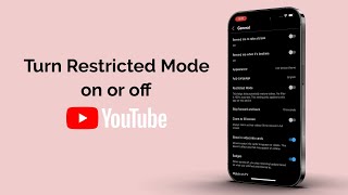 How to Turn Restricted Mode on or off on YouTube [upl. by Cattier]