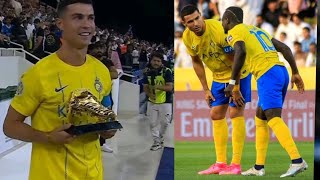 soulier dor pour cristiano Ronaldo toujours égal lui même [upl. by Oralla]