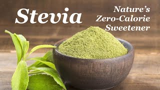 The Sweet and Healthy Sugar Alternative  Stevia NaturalSugarAlternative [upl. by Suiravat]