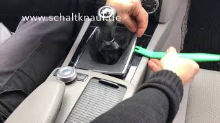 ICT Schaltknauf Einbau Wechsel Mercedes W204 S212 C207 A207 X204 Gear knob replacement [upl. by Airottiv916]