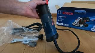 Unboxing New Angle Grinder BOSCH GWS 17125 S [upl. by Eseekram]