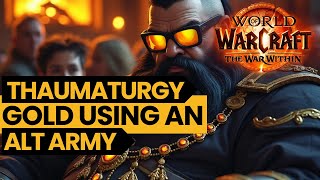 Thaumaturgy Gold Using An Alt Army [upl. by Aninaig]