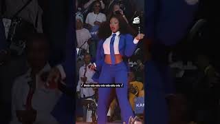 Megan Thee Stallion Calls for Reproductive Rights at Kamala Harris Rally [upl. by Nibot]