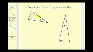 Similar Triangles Using AngleAngle [upl. by Key826]