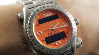 Breitling Emergency Rescue Beacon E5632110O002 Breitling Watch Review [upl. by Sax]