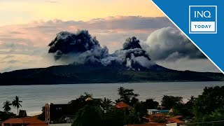 Taal Volcano posts minor phreatomagmatic explosion  INQToday [upl. by Schumer]