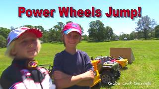 Jumping Power Wheels 27 Cars [upl. by Bluh]