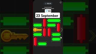 Key 03 23September how to solve mini game PUZZLE in hamster Kombat 100 23September mini game [upl. by Hali253]