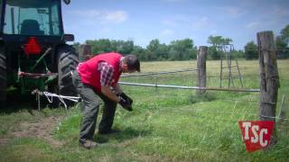 How to Stretch Barbed Wire Fencing  Tractor Supply Co [upl. by Loutitia]