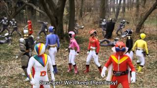 Goseiger Gokaiger Super Sentai 199 Great Battle Legend War [upl. by Adolfo]